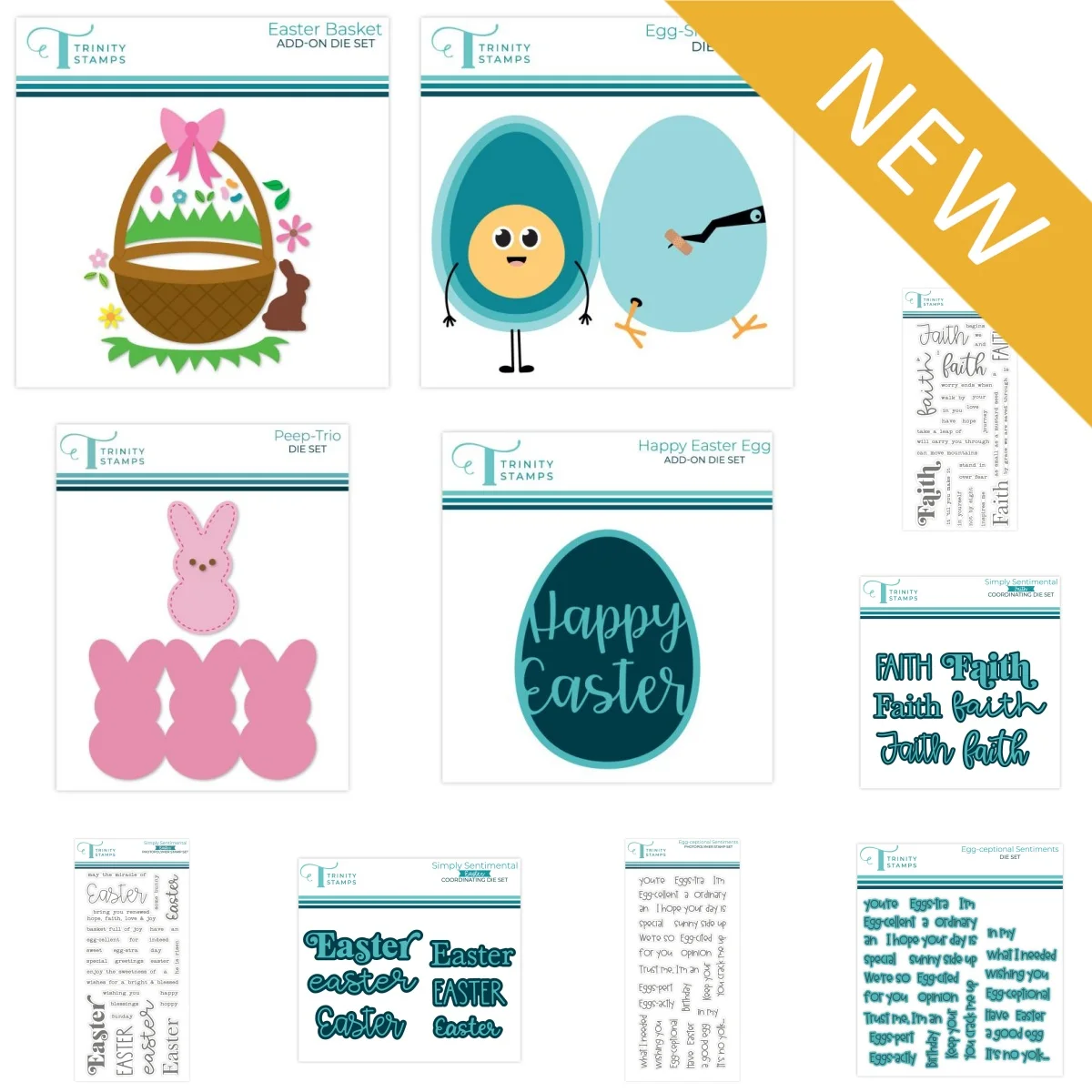 

2026 Easter Basket Egg Peep Trio Letter Metal Cutting Dies Clear Stamps for DIY Making Gift Card Scrapbook Craft Decoration