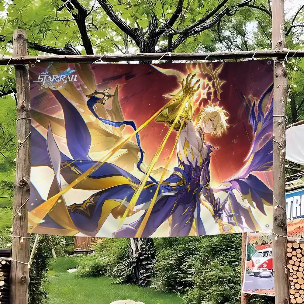 Spiel Honkai Star Rail Phainon Banner INS Stil Outdoor Party Dekoration Atmosphäre Flagge