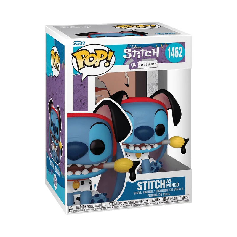 

Stitch as Pongo Action Figure Funko Pop Disney’s Stitch 8cm Vinyl figure Exclusive Limited Fan Collectible Model Kids Gifts