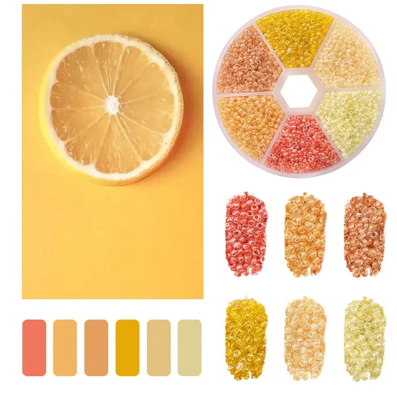 2mm Glass Seed Beads Kit Bracelet Making Kit Small Beads Assortment Colors Craft Loose Beads for Jewelry Making DIY Art Crafts image 3