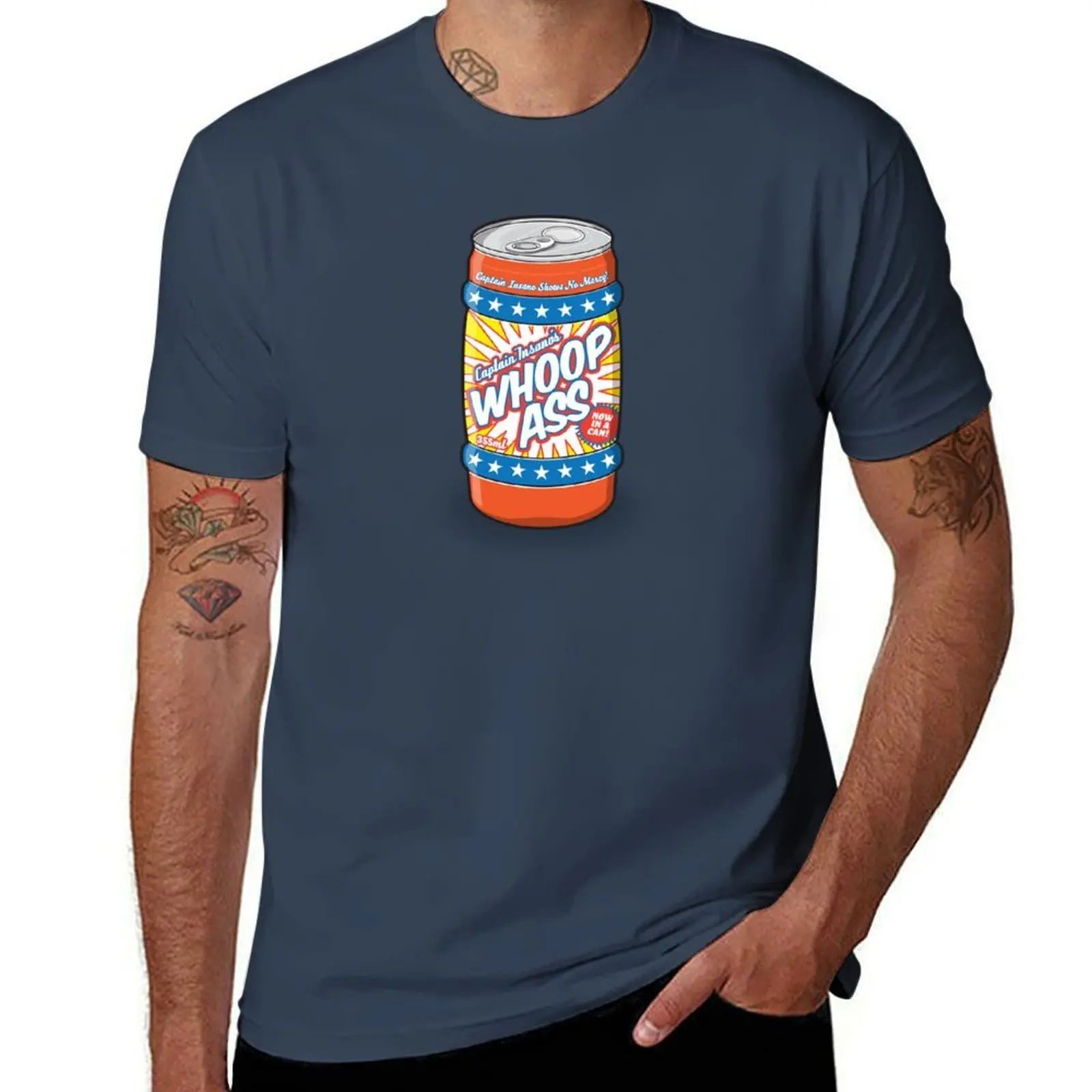 Whoop Ass - Now in a can! T-Shirt t shirts cotton 100% mens graphic t shirts T-Shirt