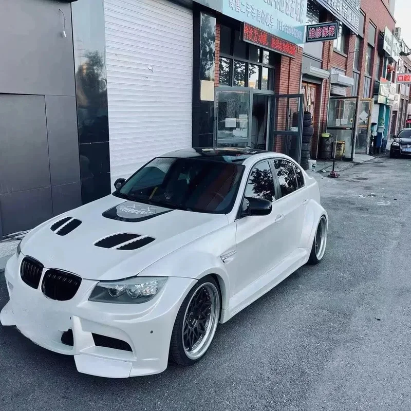 High Quality 12PCS M3 Style Complete Wide Body Kit Exterior Mod Parts Fit E90 Facelift Sedan Upgrade Accessories