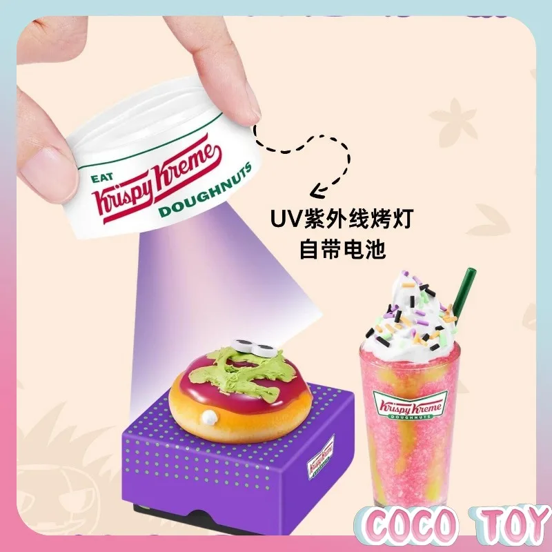 Authentic ZURU Halloween Dessert Surprise Ball Donut Miniature Collectible Blind Box Table Display Ornament Limited Edition Set