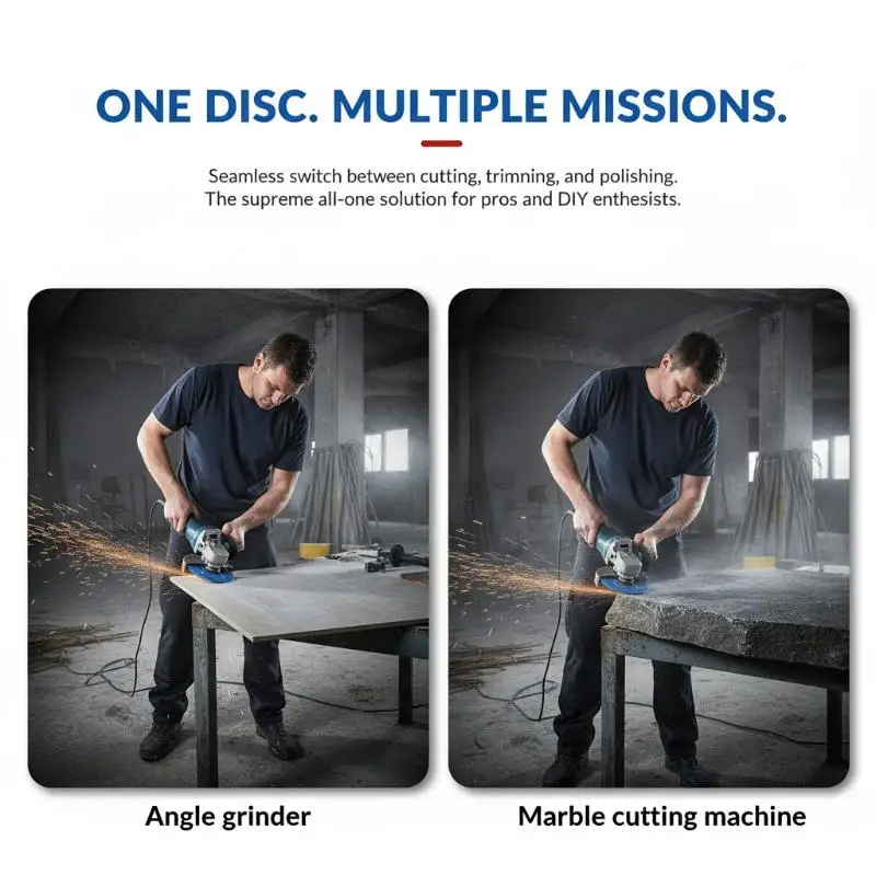 100mm Diamond Saw Blade Cutting Grinding Disc Multifunctional Cutter Wheel For Ceramic Tile Slab Stone Processing Work Tool