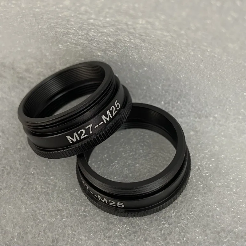 Anneau adaptateur d'objectif de microscope M27 à M25, 1 pièce, pour Leica Nikon, accessoires et outils