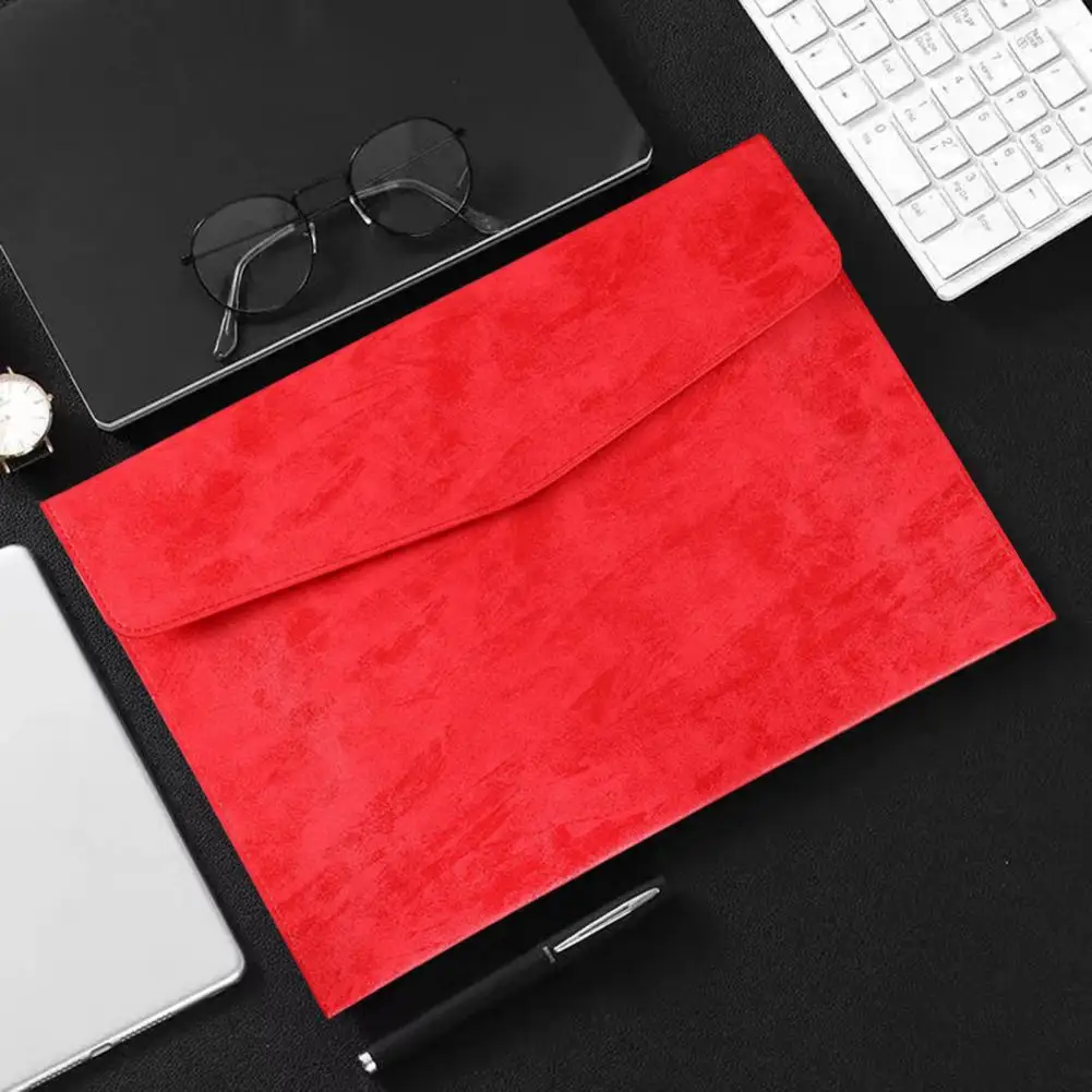 Папка для документов из искусственной кожи с кнопками A4