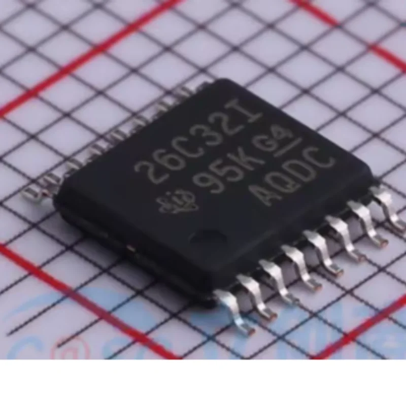 20PCS AM26C31IPWR AM26C32IPWR Quad Differential Line Driver TSSOP-16 RS-422 RS-485 Interface IC New Original