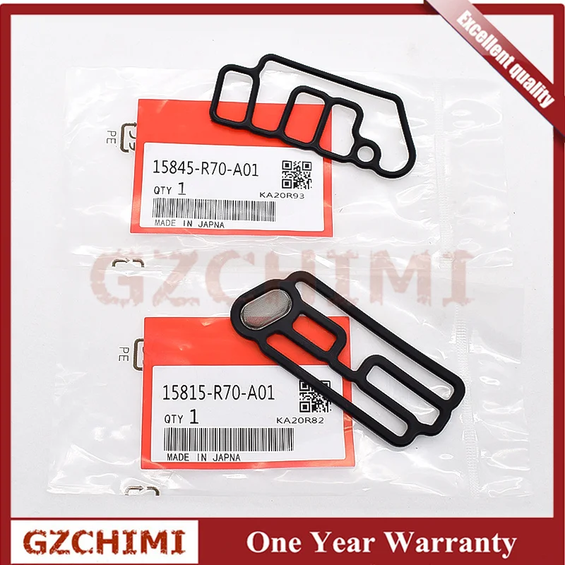 

1SET Head cylinder solenoid gasket 15815-R70-A01 15845-R70-A01 VTEC Gasket For Honda VTEC Gaskets Set