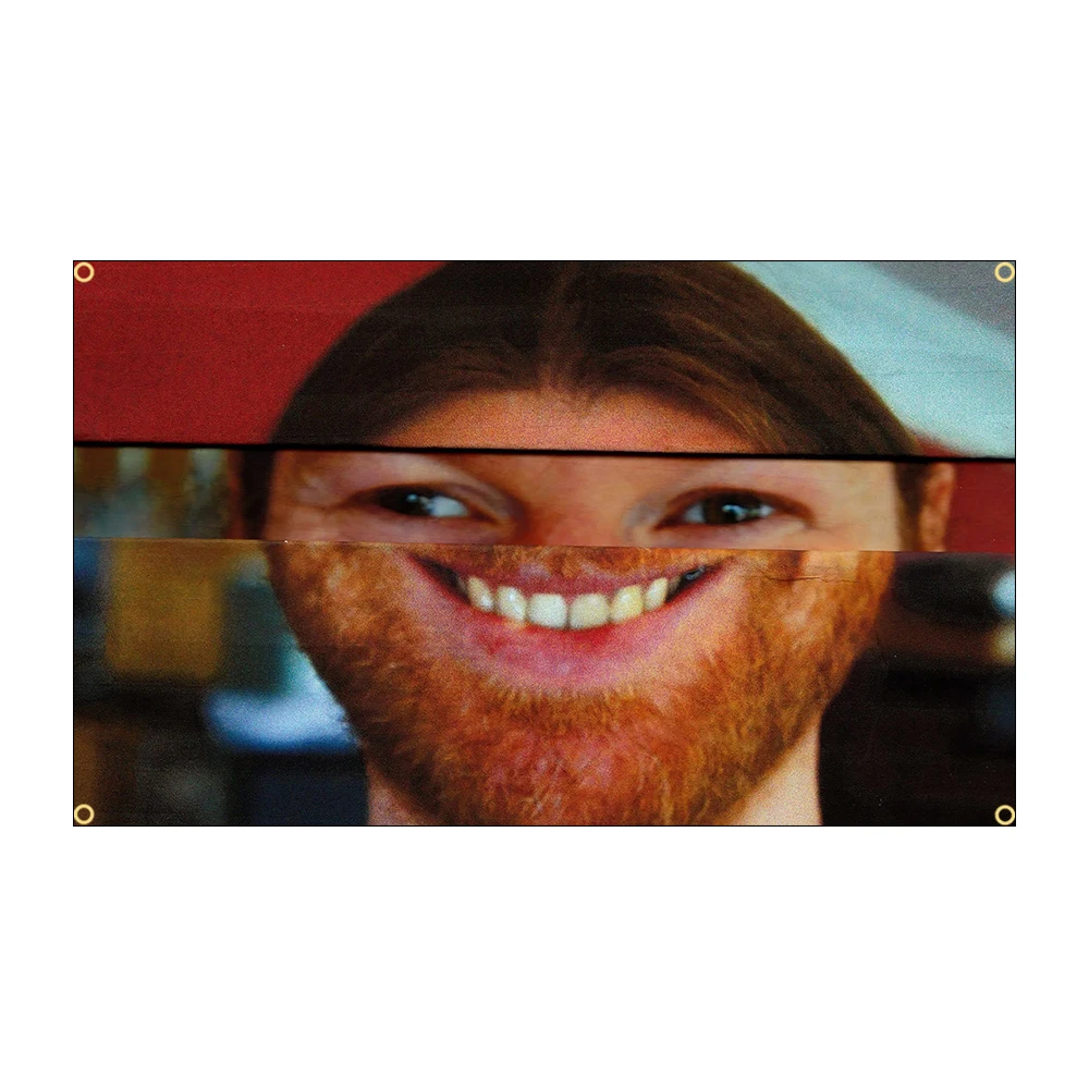 Aphex Twin Flag 60x90cm 90x150cm Polyester Richard D. James Poster Electronic Music Banner Tapestry For Home Room Outdoor Decor