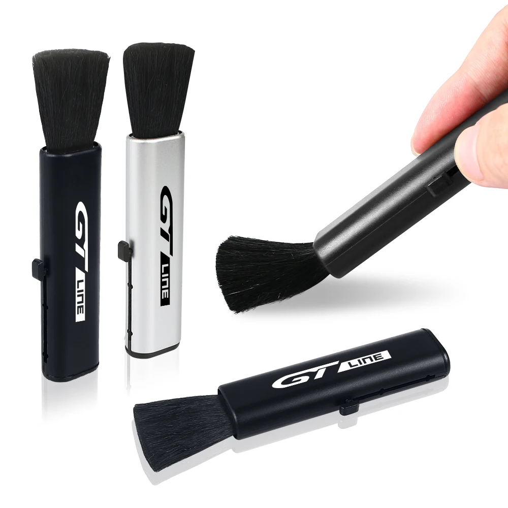 فرشاة تنظيف منفذ فتحة التهوية للسيارات لـ بيجو GT GTline 3008 308 T9 208 508 2008 قابض 5008 207 206 408 108 4008 ملحقات #4