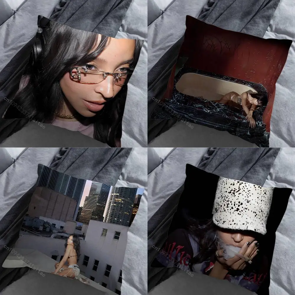 Tinashe Popstar Pillowcase for Sofa Room Office Decor Printing  Merchandise All-Match Cushion Cover