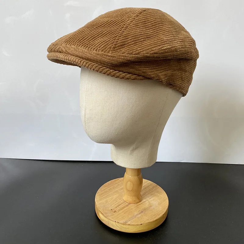 Men Autumn Winter Warm Baseball Cap, Classic Beret Painter Hat