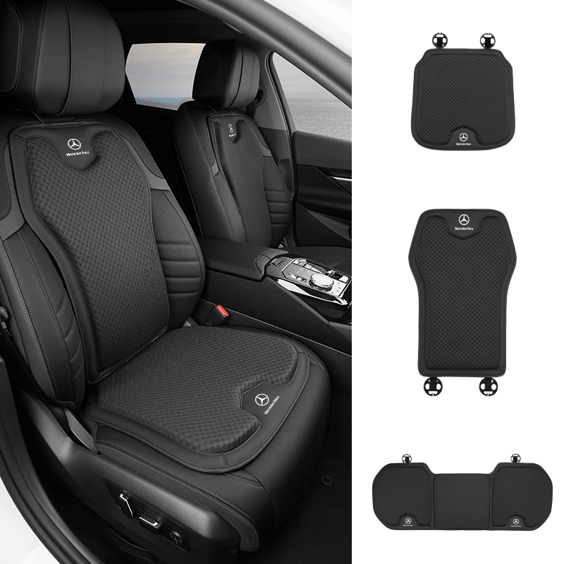 Car Seat Cushion Cover Front Rear Booster Protector Pad For Mercedes Benz AMG W204 W203 W211 W212 W213 W205 W201 W210 W124 W126