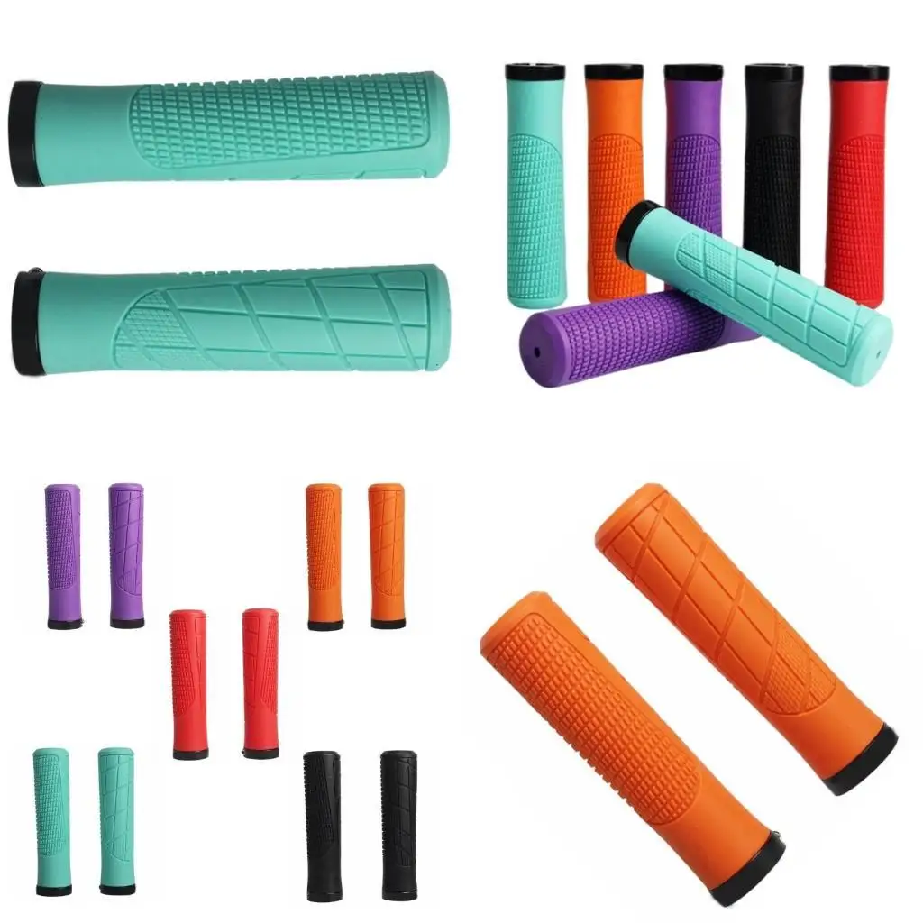 

R6FE Mountain Bike Handlebar Grip Comfortable Nonslip Rubber Bike Grip Enduring