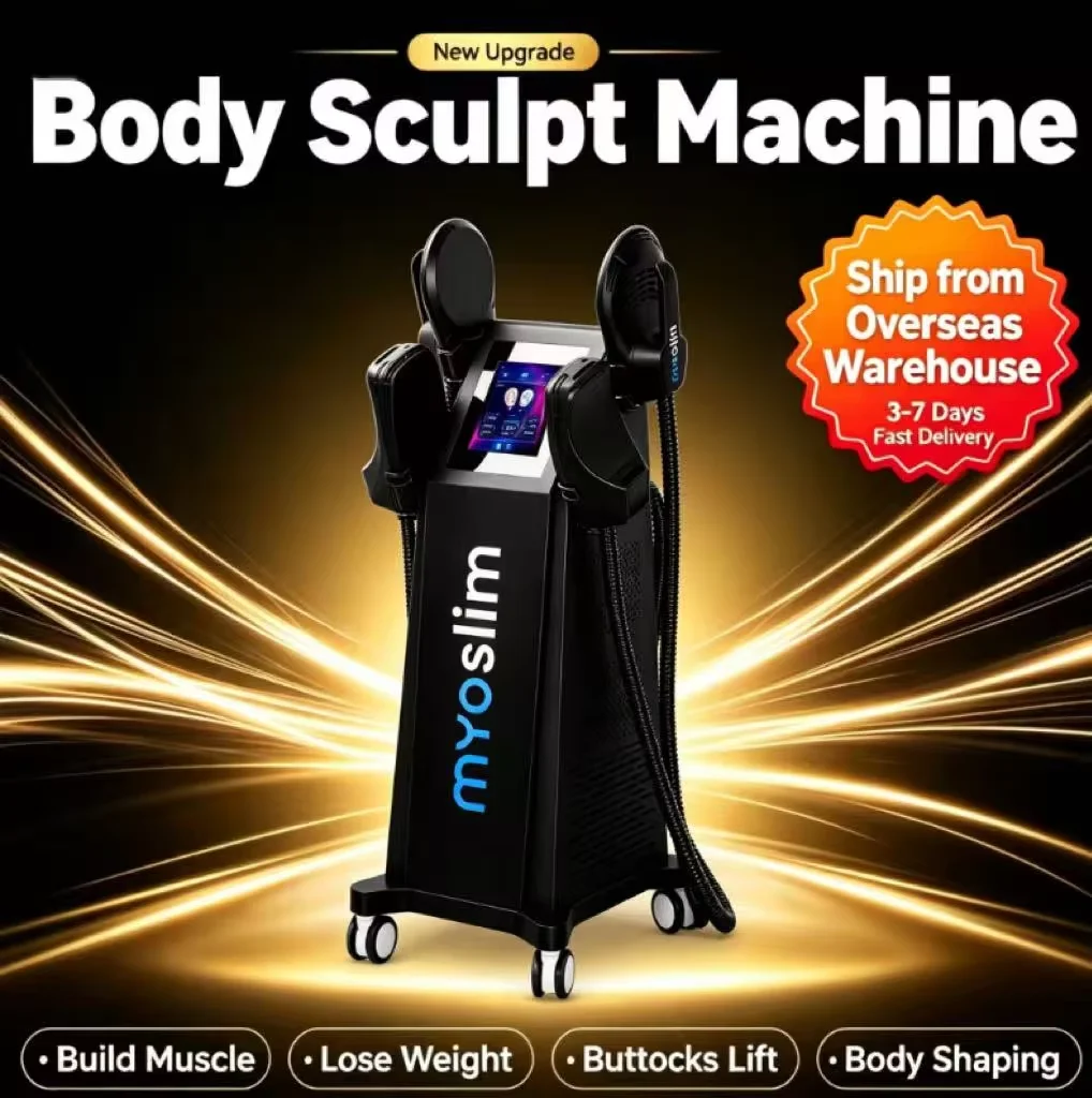 Myoslim 6500W Muscle Stimulating System Non‑Invasive EMS Body Sculpt Equipment For Muscle Building Fat Loss Weight Management