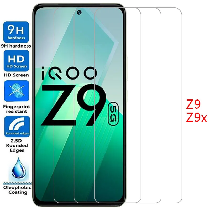 phone case for vivo iqoo z9 turbo z9x tempered glass on iqooz9 iqooz9x z 9 x 9x 9z z9turbo 5g back cover 360 iqo z9case z9xcase