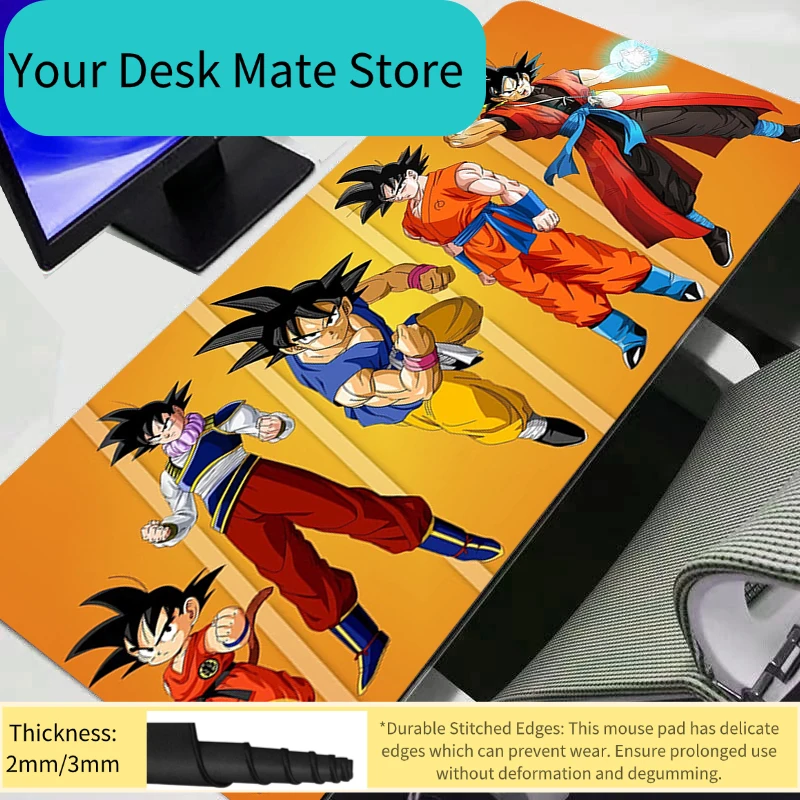 

Mouse Pad Dragon Ball Z DBZ Kawaii Gaming Accessories PC Computer Keyboard Gamer Desk Mat Alfombrilla Xxl Mousepad Durable