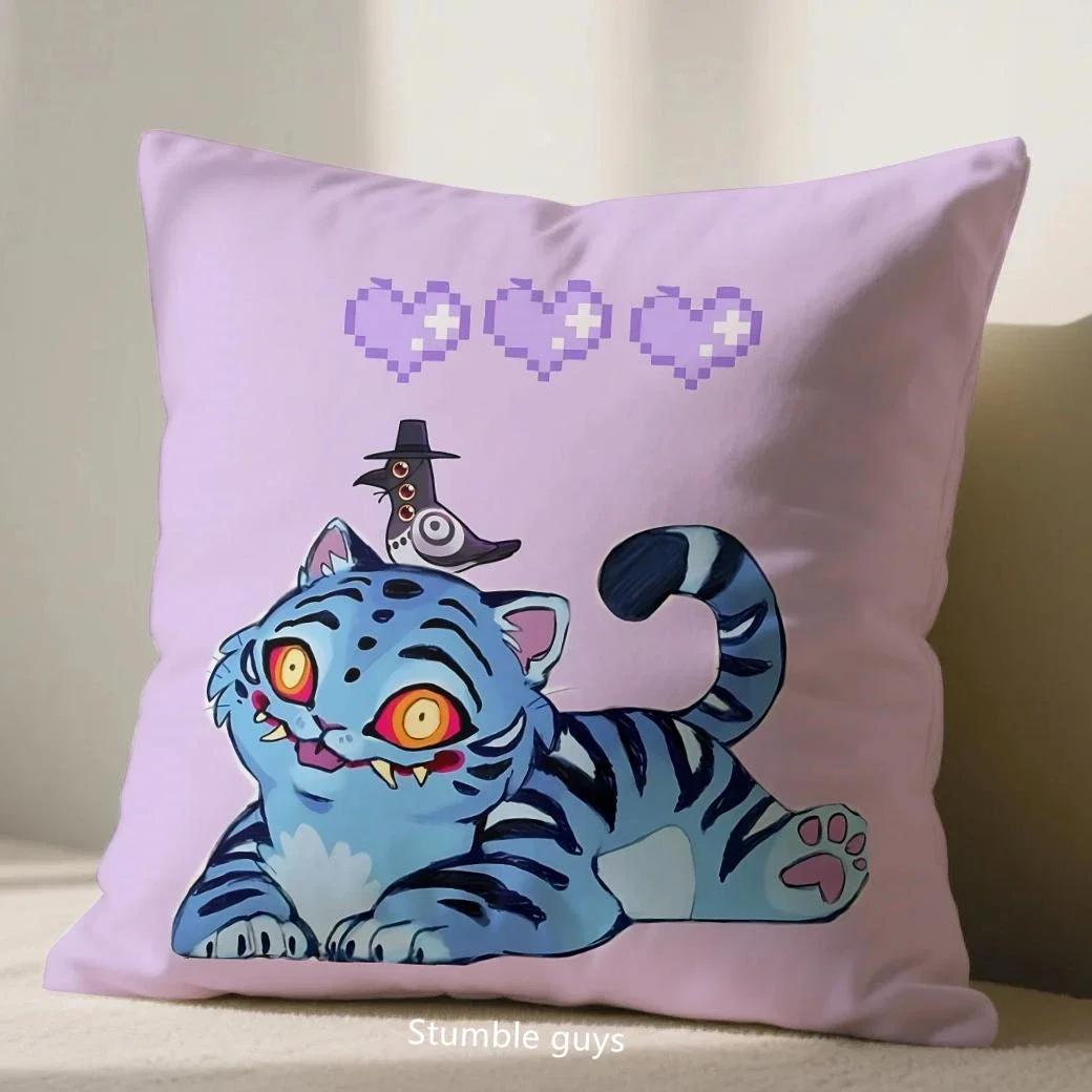 شيطان الصيادين Kpop غطاء الوسادة أنيمي 45X45cm أريكة المخدة نسيج ناعم