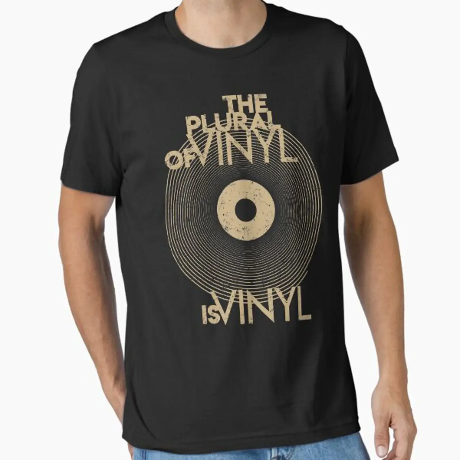 Lustiges Vinyl-T-Shirt „Geek The Plural Of Is Distressed Weathered“ im Vintage-Stil, gewaschen, für Herren, lässige Mode, Unisex-Grafik