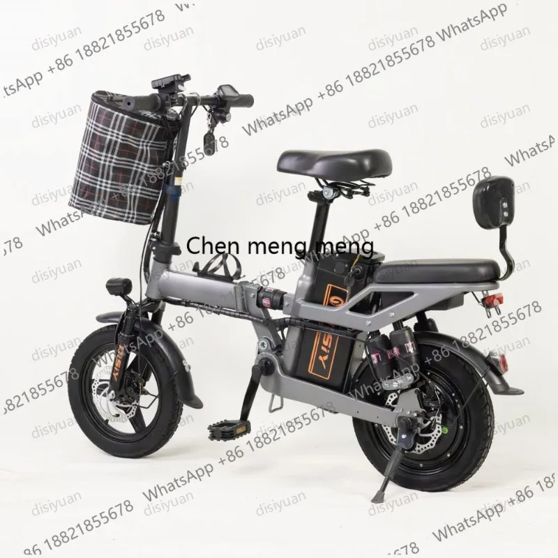 

hot selling 14 Inch 48V15A 20A Small Foldable Electric Bike Lithium Battery Convenient and Quick Electric City Bike Ele