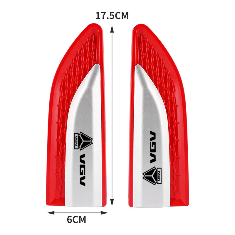 باب السيارة الجانب الحاجز شفرة ملصق لاصق لامع ورائع ثلاثية الأبعاد ABS الراتنج جسم السيارة واقية ملصق ل VGV VX7 U70Pro U75PLUS U75 TX7 اكسسوارات