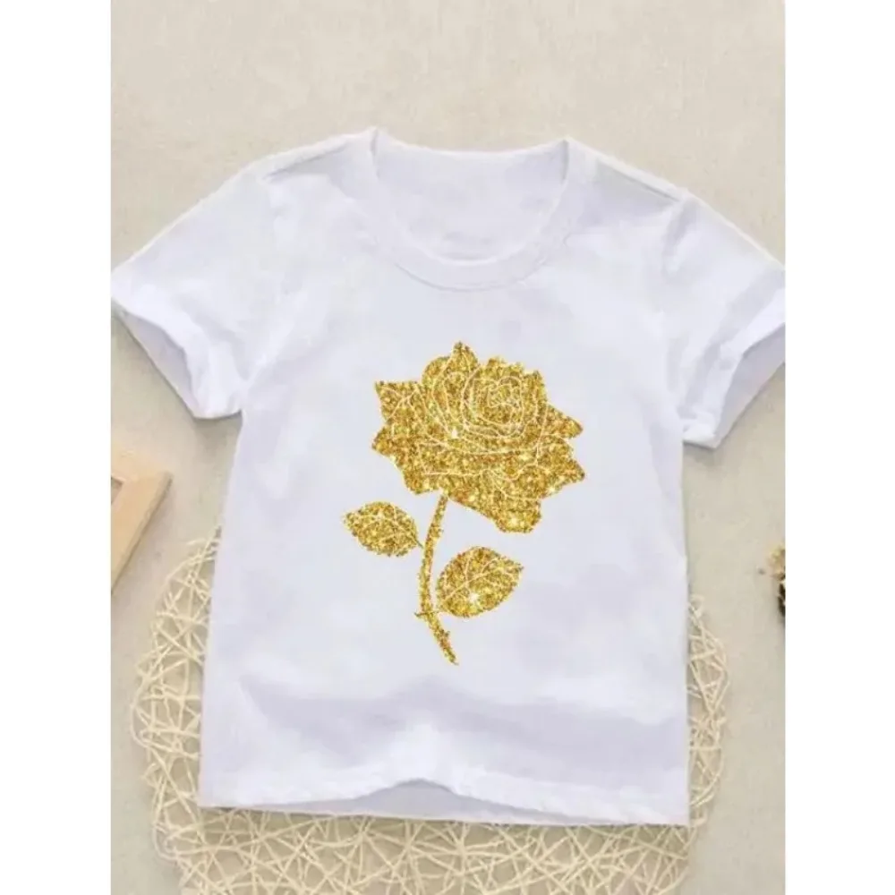 

Leopard Love Heart Cute TopKids Tees Tops Short Sleeve Fashion O-neck Girls Boys Summer Cartoon Outfits T-shirts Children Clothe