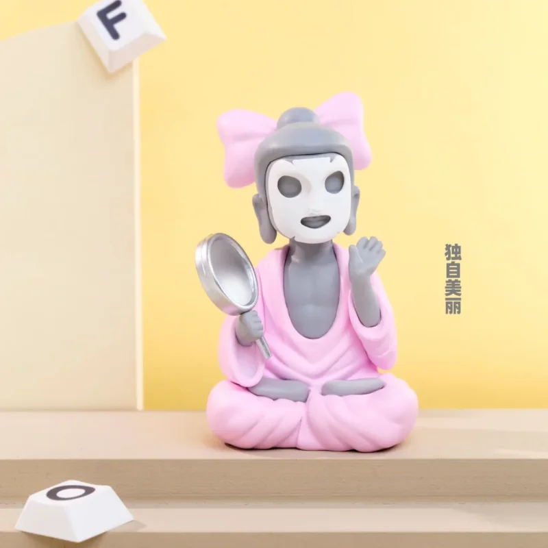 Original Amitofo Fo U Serie Blind Box Anime Figur Echte Modell Erraten Tasche Kawaii Puppen Geburtstag Geschenk Für Mädchen Spielzeug Sammlung