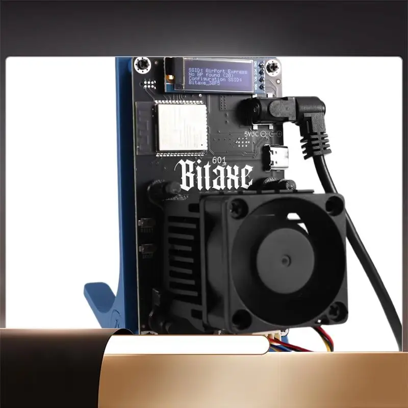 

X64A-Bitaxe Gamma 601 1.2TH/S, 18-22W Bitcoin Solo Miner, Blue With BM1370 Asic Chip From Antminer S21 Pro, BR Plug For Crypto M