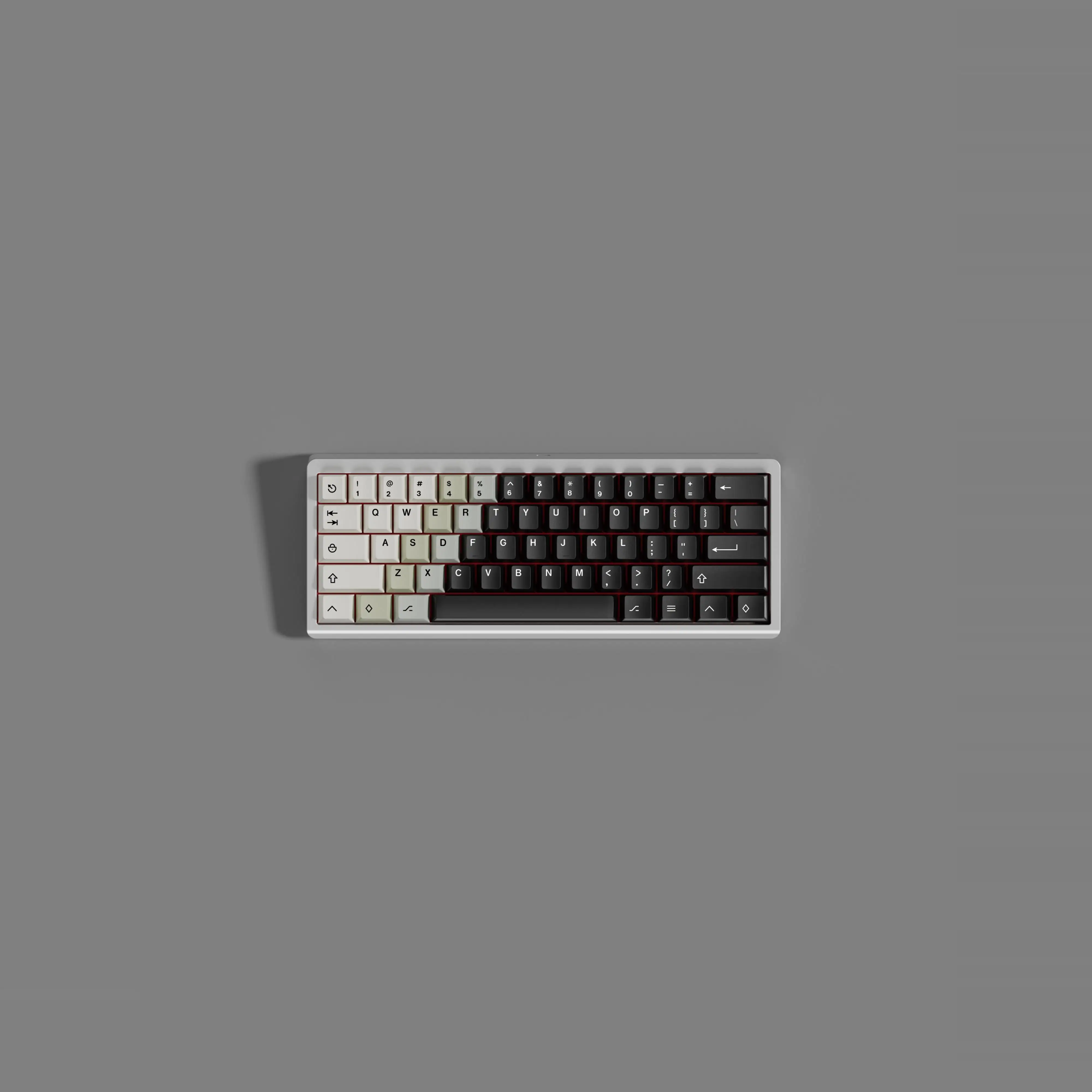 DMK Relic op maat gemaakte vijfzijdige sublimatie volledige set keycaps, inclusief 7U