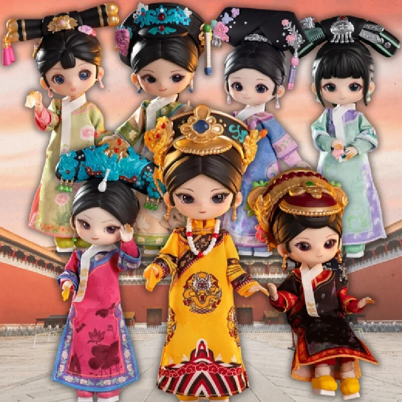 

Подлинная Simontoys Zhen Huan'S 12-точечная подвижная шарнирная фигурка куклы Bjd, слепая коробка, модная милая загадочная коробка на заказ, китайский подарок