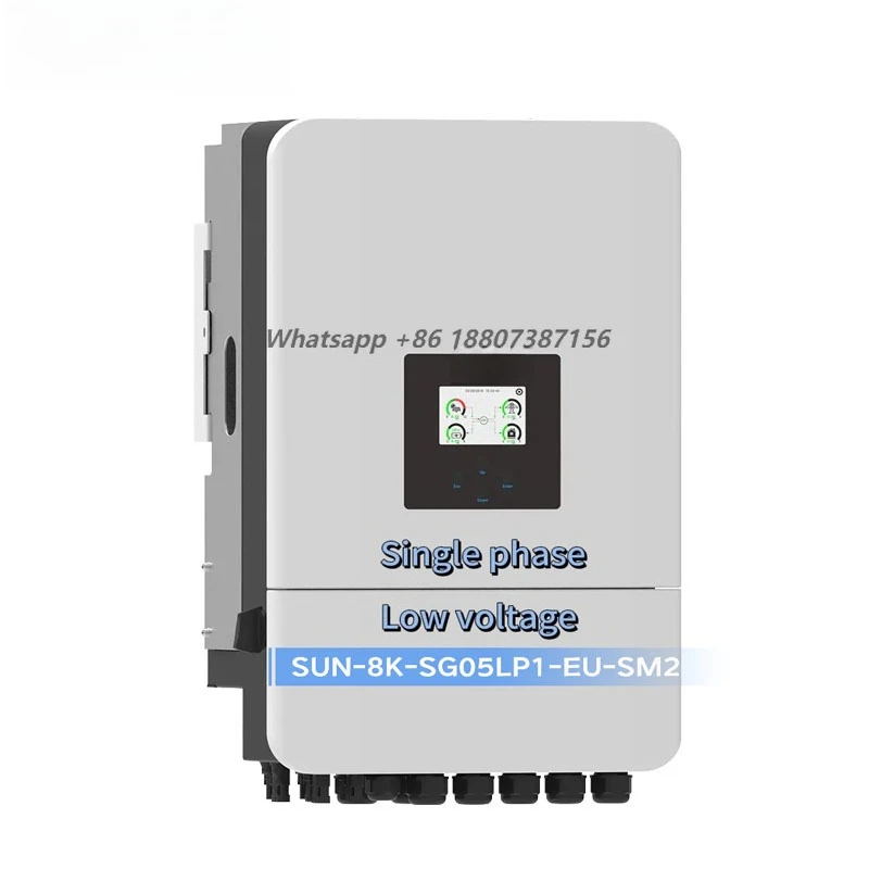 Deye SUN-8K-SG05LP1-EU-SM2 48v Lv Battery Single Phase Hybrid Solar Inverter Eu Stock