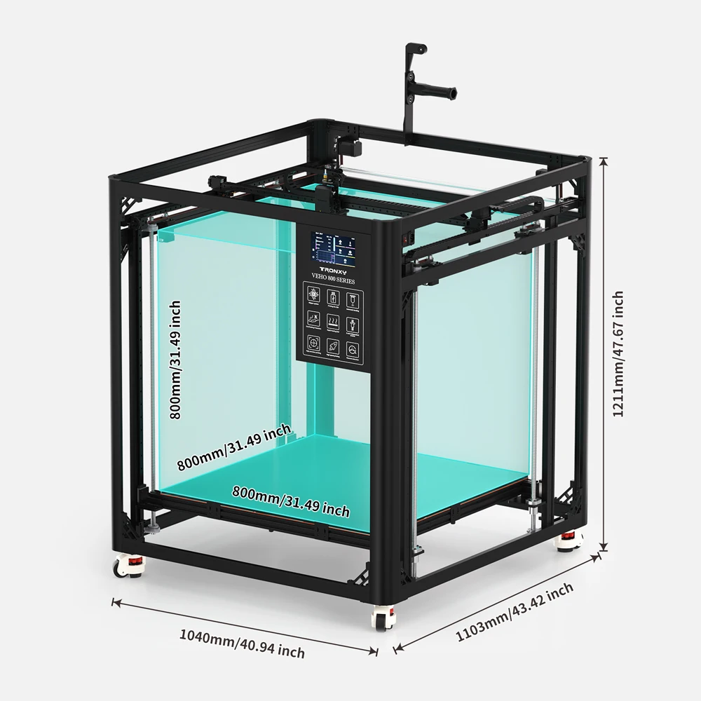 Tronxy VEHO 800 Pro FDM Upgrad 3D Printer Direct Drive Professional 3D Printer Large Print Size 800x800x800mm FDM 3d printers