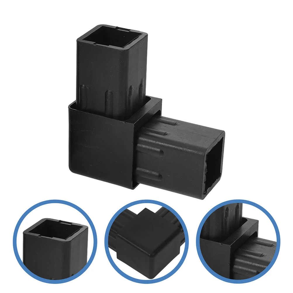 

12pcs Square Tube Plastic Connector 25x25mm Air Conditioner Parts Tubing Joints Furniture Support Stable Performance