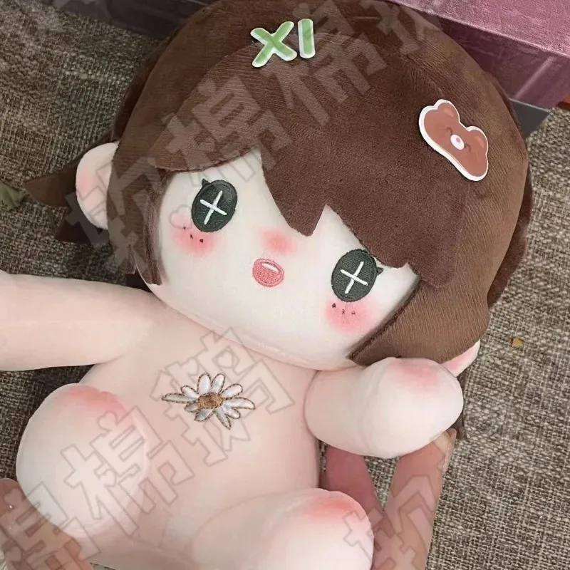 20 سنتيمتر الهوية الخامس إيما وودز أفخم دمية الجلوس الموقف استبدال الملابس محشوة تأثيري آذان Kawaii مهرجان للأصدقاء هدية