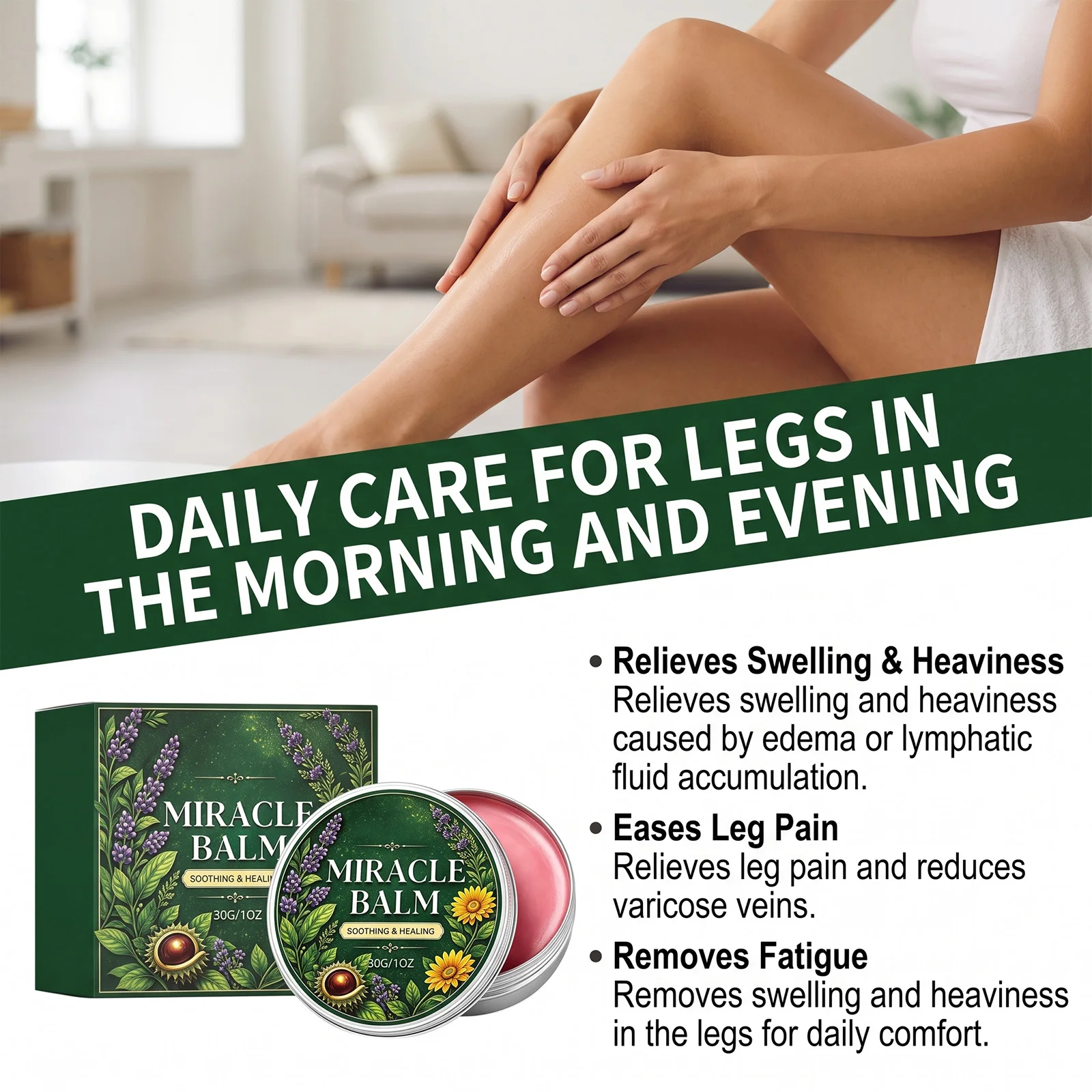 Leg Joint Massage Soothing Balm Relief Nerve Knee Shoulder Discomfort Penetrate Non Greasy Sports Support Herbal Cooling Care