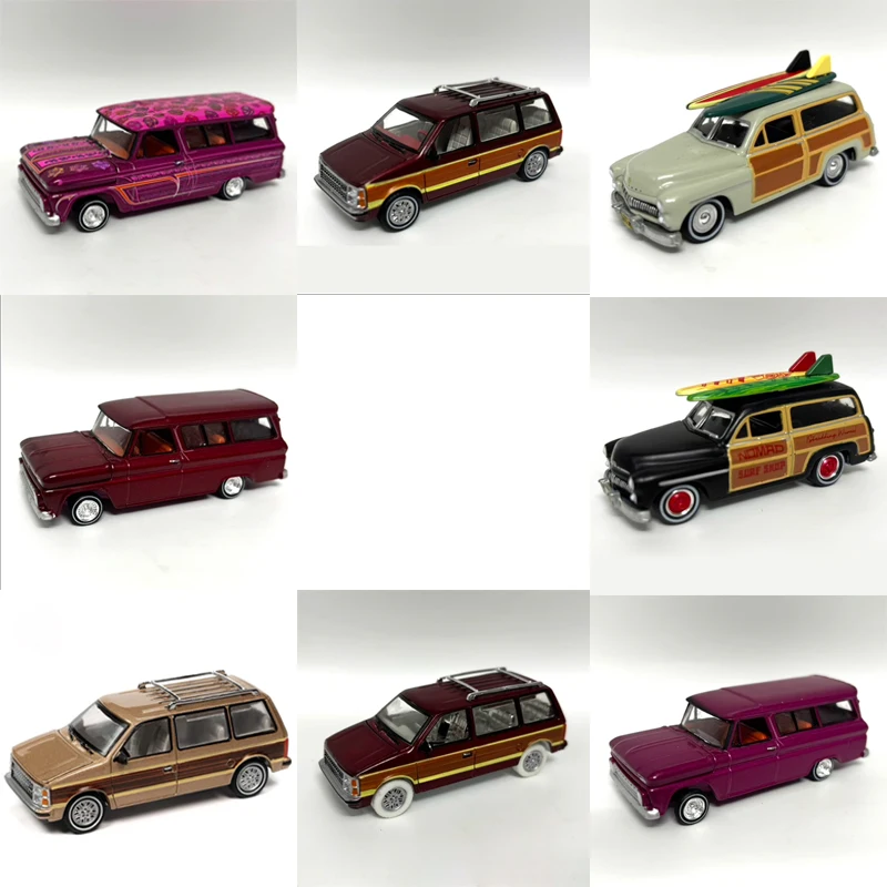 

Массовая без коробки AW, масштаб 1/64, модель автомобиля из сплава, статическая коллекция, украшенные праздничными игрушками, сувенирный подарок