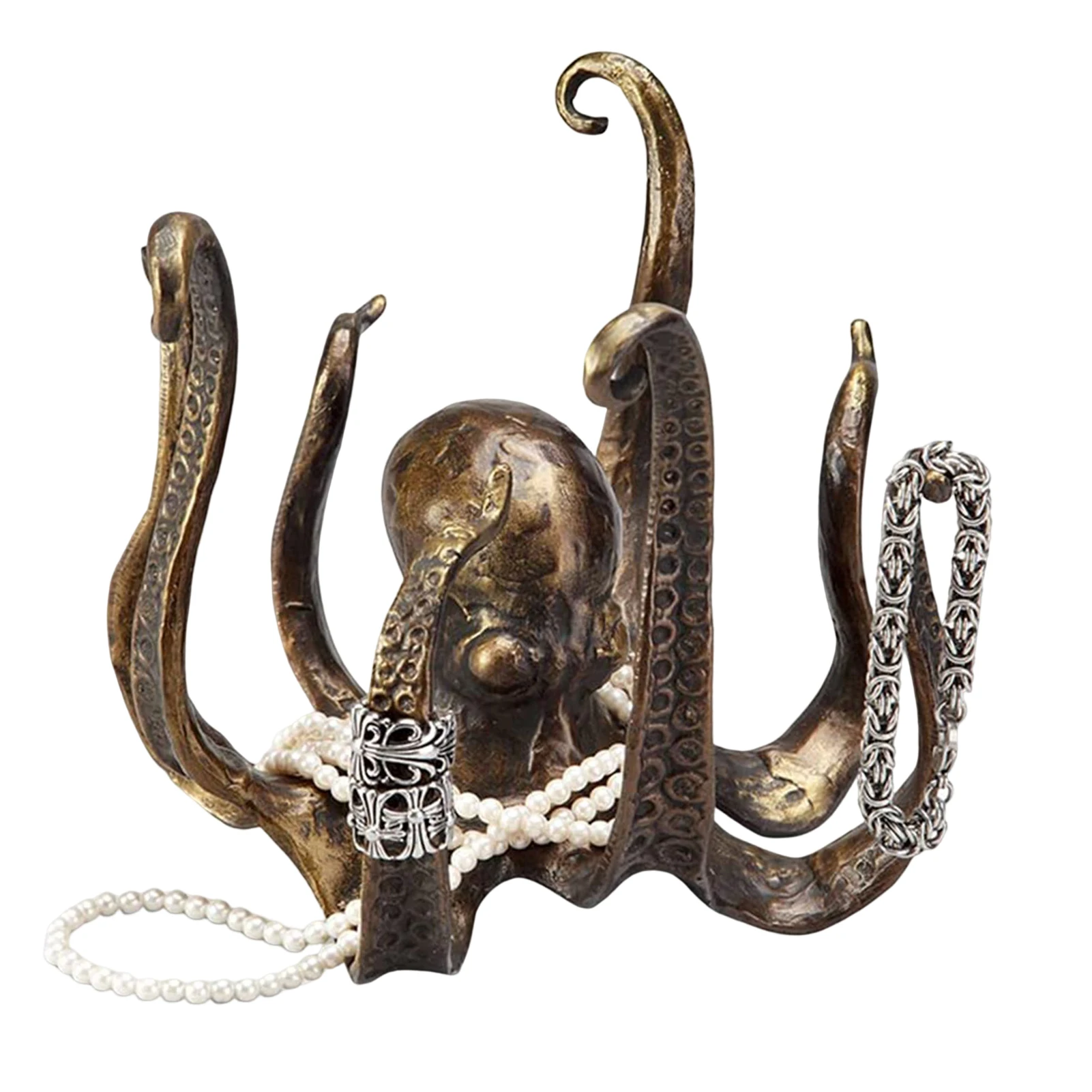 

Octopus Coffee Cup Holder Fine Workmanship Added Appeal Ornament for Party Holiday Decorations CLH@8