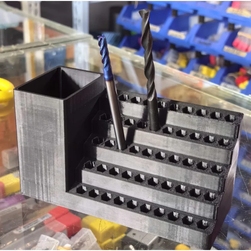 50-hole bit storage box decorative piece hexagonal 6.35mm / 2.5 inch eelectric screwdriver bit for Workshop maintenance tool box