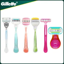 Gillette Venus Manual Razor Smooth Lubricating Blades Safe Women Shaver Shaving Machine for Lady Body Skincare Hair Removal