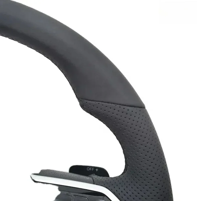 Custom Sport Steering Wheels for R8 RS A3 A4 A5 A6 A7 A8 TT TTS S3 S4 S5 2013-2022 Leather Material Models RS3 RS4 RS5