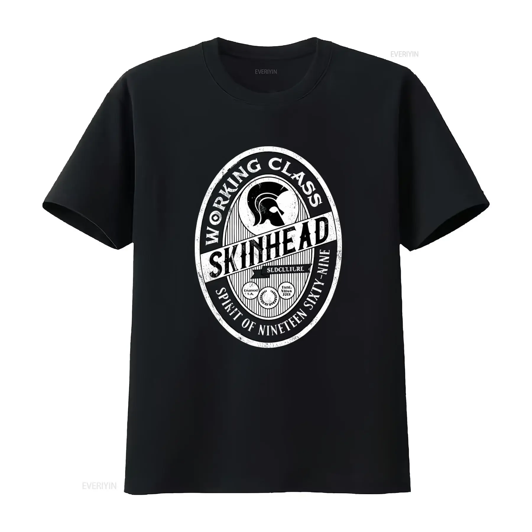 Working Class Skinhead Pub Sign T Shirt The Spirit of 1969 Trojan Subculture Clothing Traditional Girl Rude Boy vintage Washed