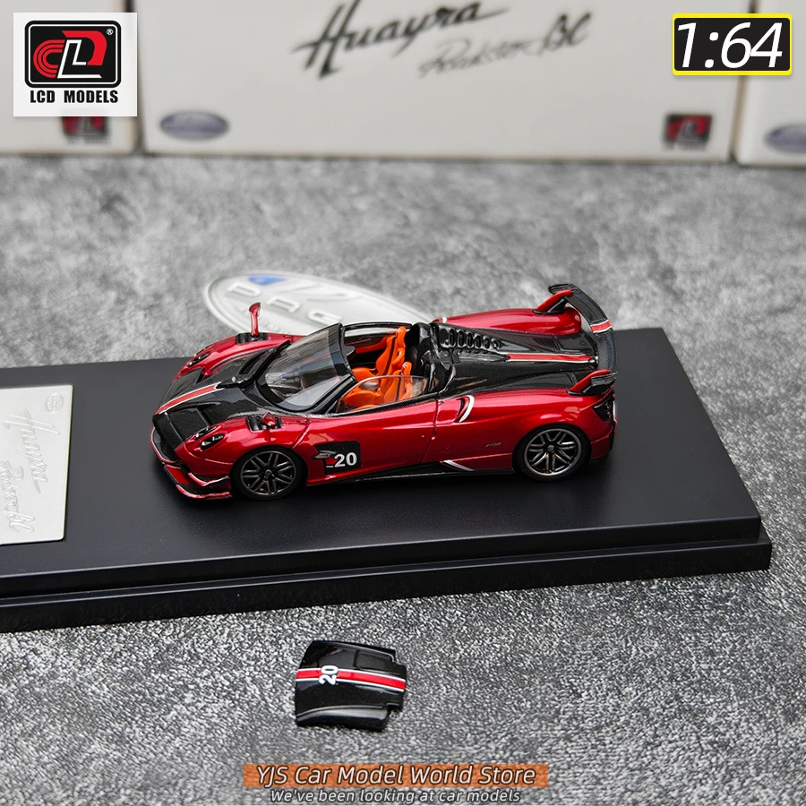 LCD CLD diecast نموذج 1:64 Huayra BC سيارة رياضية مادة معدنية نموذج سيارة مجموعة زخرفة ثابتة