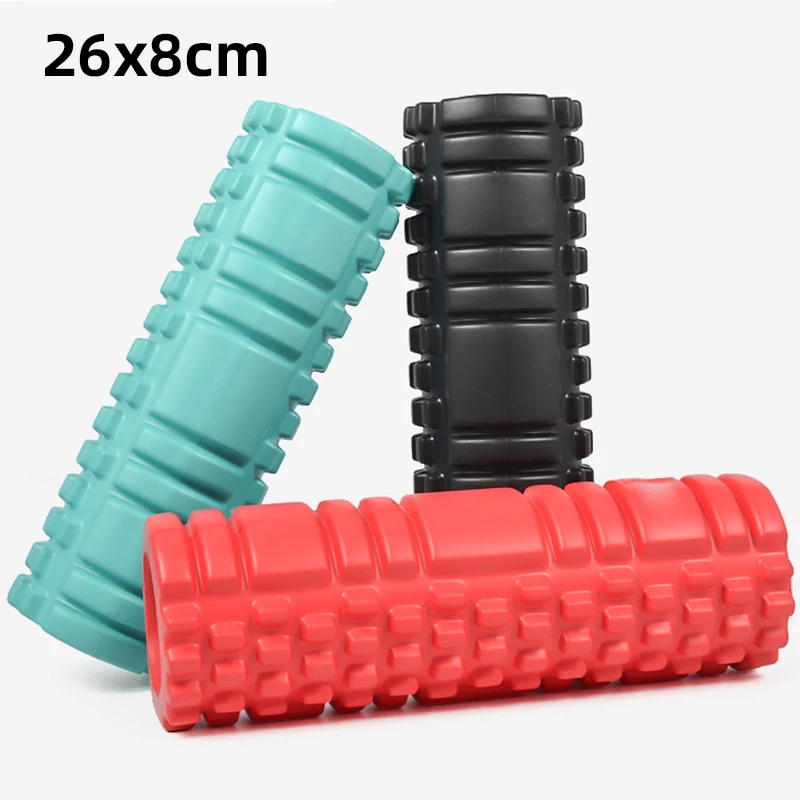 26cm Foam Massage Roller Deep Tissue Back Pain Relief Muscle Training Fitness Pilates Sports Relaxation EVA Yoga Column Exercise