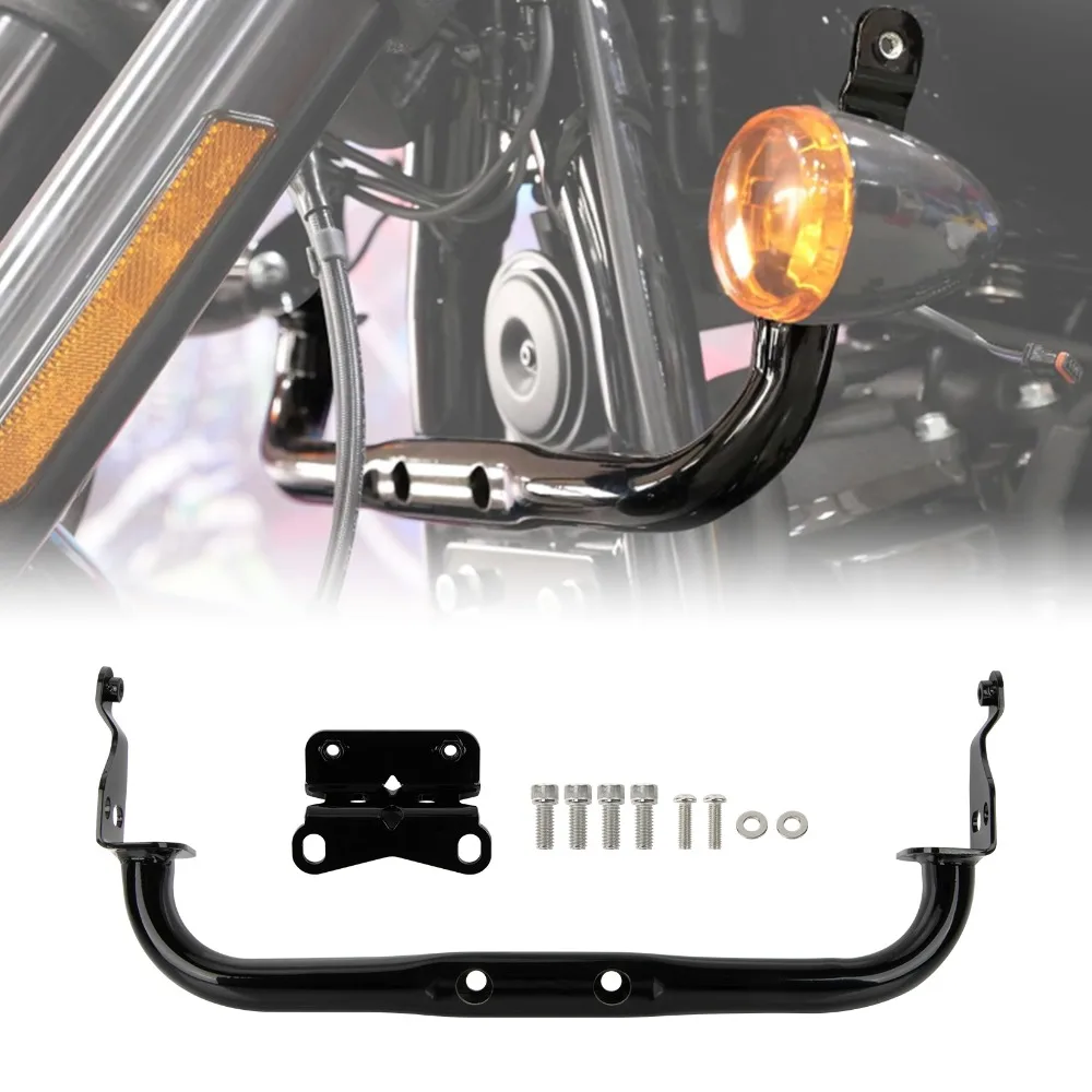 

Motorcycle Front Fairing Support Bracket Turn Signal Lower Brackets for Softail Low Rider ST FXLRST/El Diablo FXRST 2022 2025