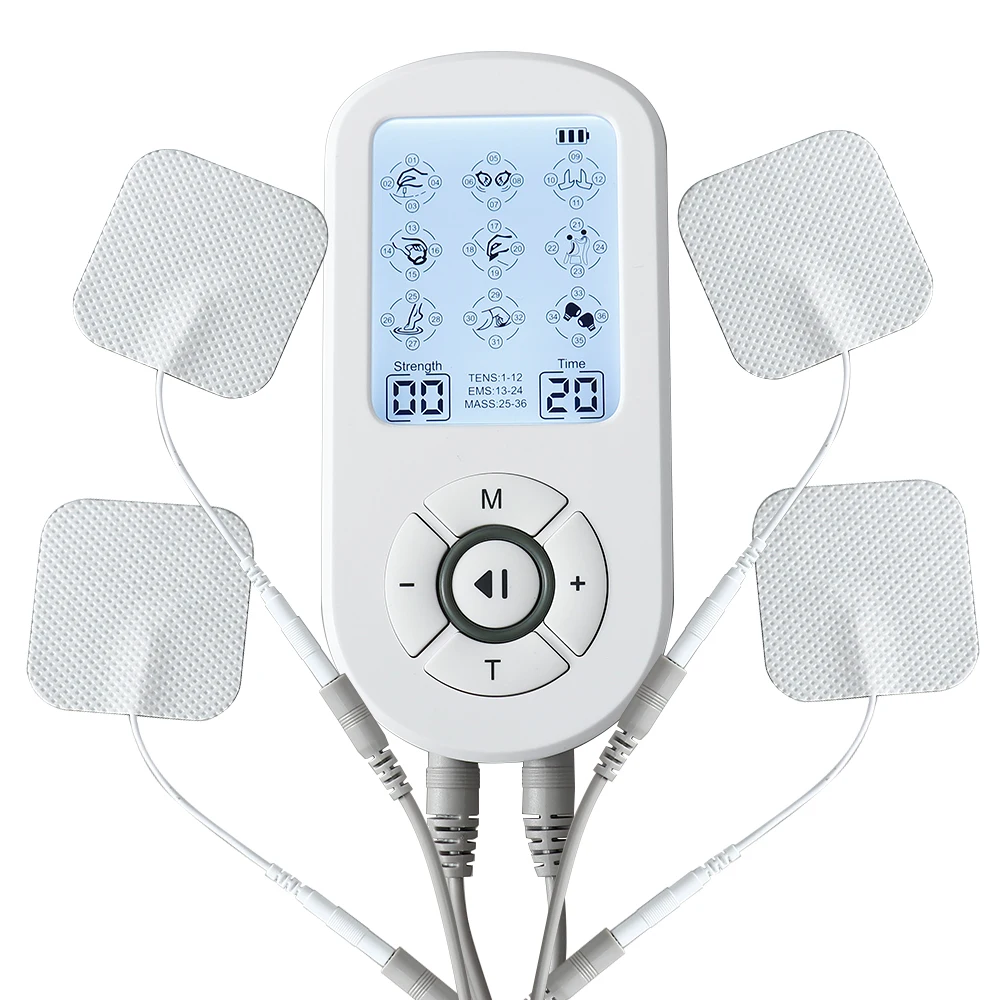 36 Modes Multifunctional TENS Machine EMS Low-Frequency Massager LCD Display Home Use Muscle Stimulation Device Relax Massage