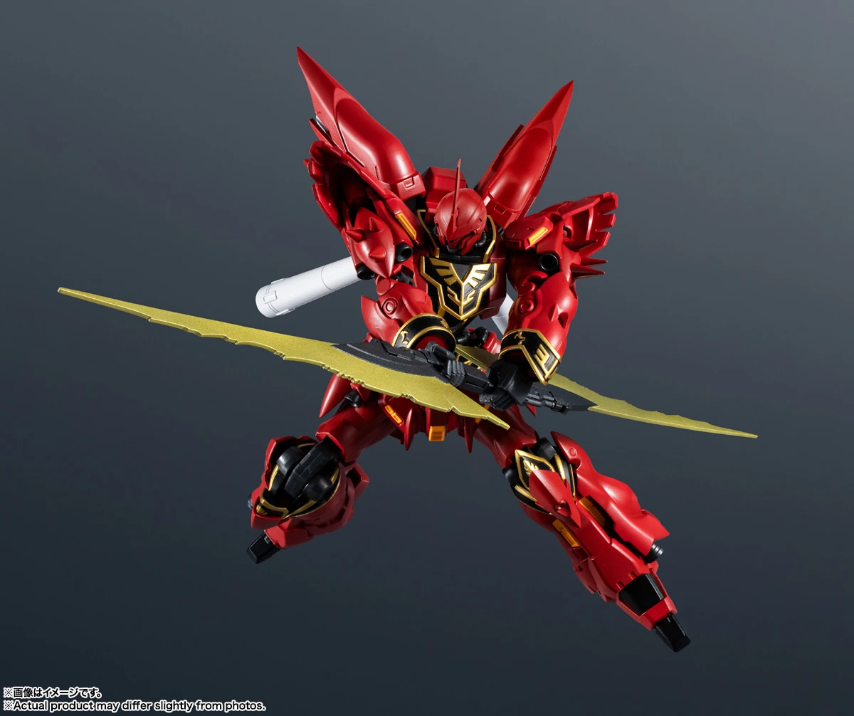В наличии: Фигурка BANDAI GUNDAM UNIVERSE Mobile Suit Gundam Unicorn MSN-06S Sinanju аниме-модель коллекционная игрушка