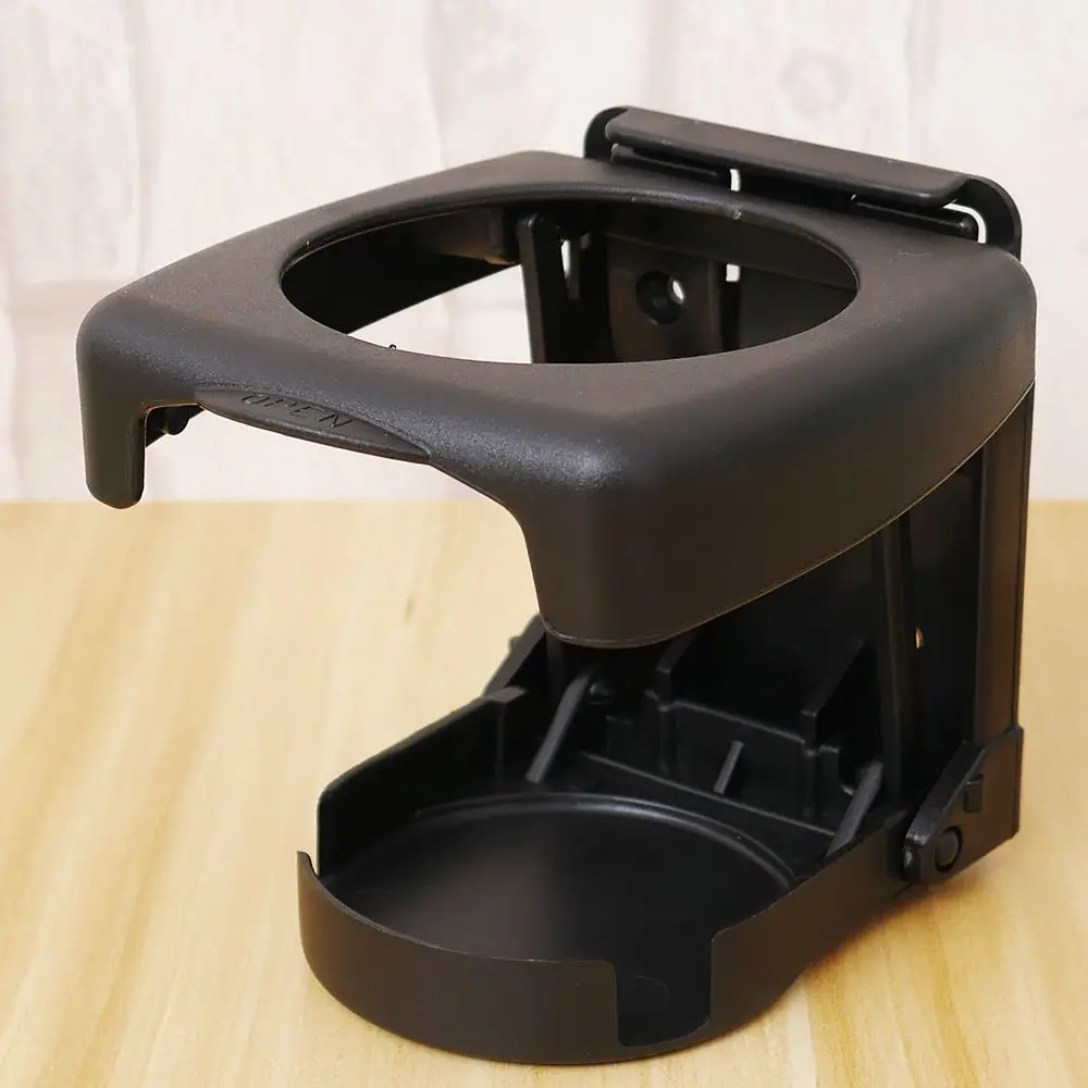 Portavasos plegable Universal para coche, soporte negro para bebidas, multifuncional, suministros para automóviles, accesorios para tazas