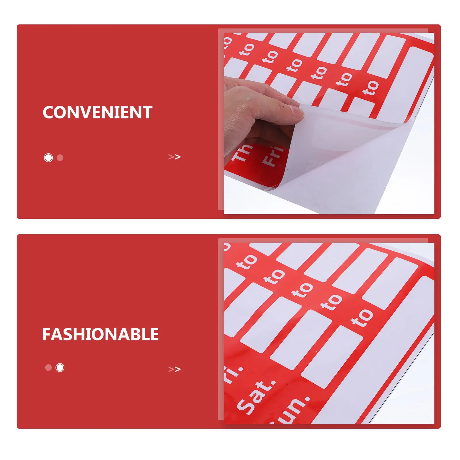 

Sunproof Business Hour Stickers Rewritable Adhesive for Various Businesses Banks Stores Restaurants Shops