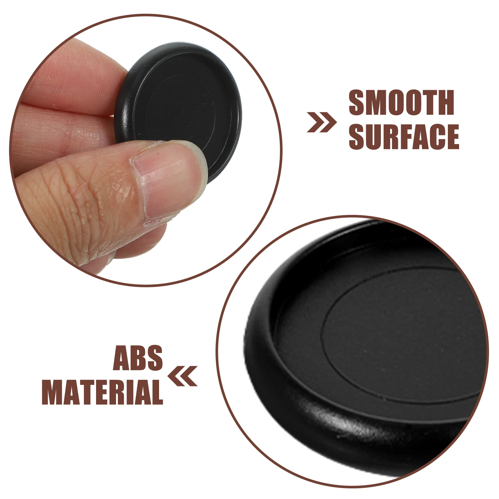 

22pcs Expansion Discs 28mm Black Planners Binding Tool Binder Discs Notebook Binding Supplies Office Use