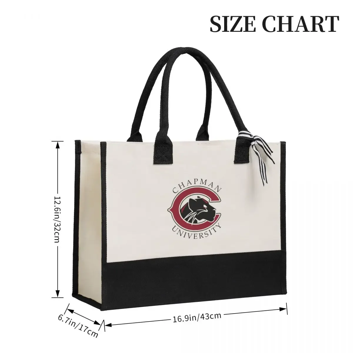 Grande capacidade Canvas Gift Shopping Bag, customizável qualidade Chapman Bag